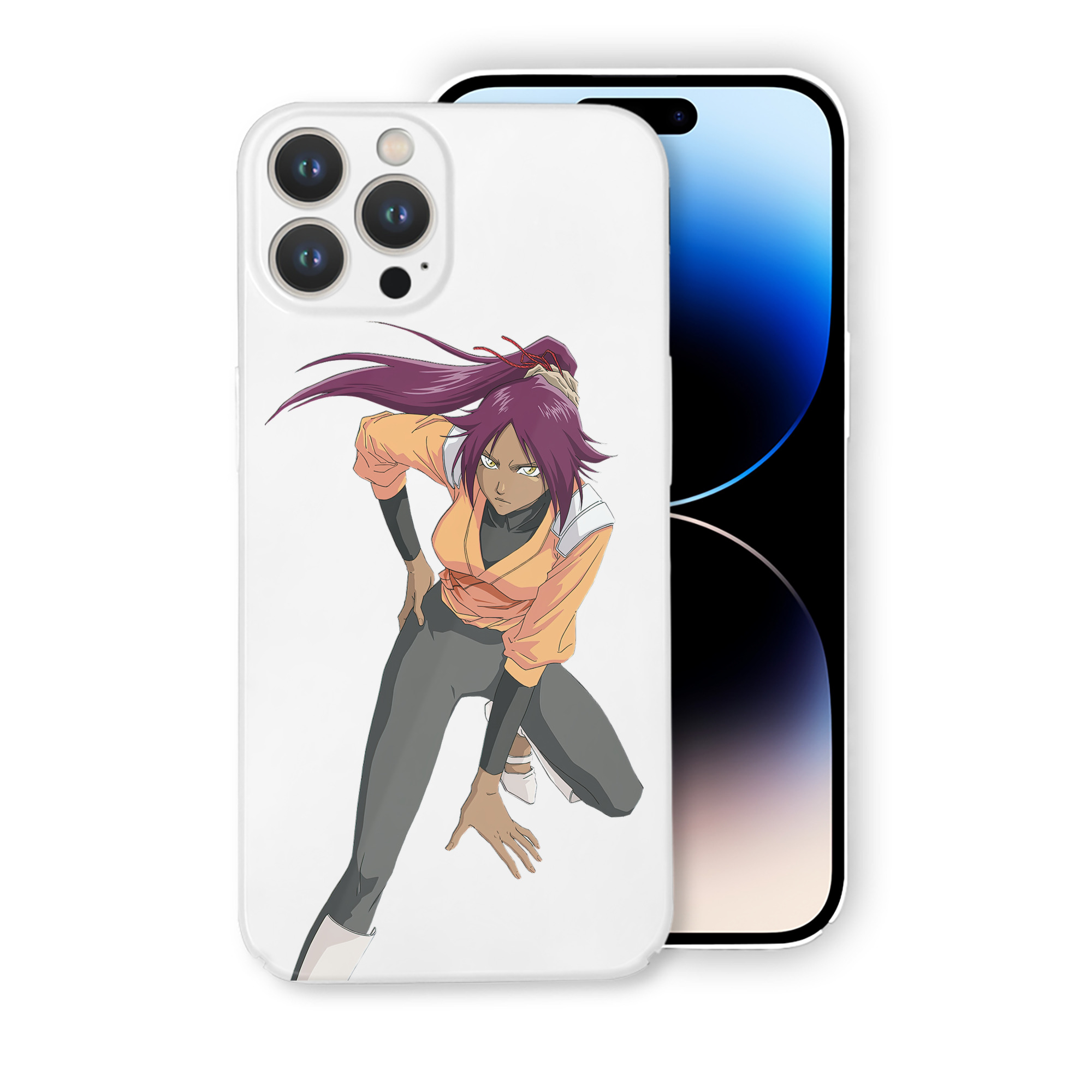 （画像用） ブリーチ 四楓院 夜一（しほういん よるいち） BLEACH Shihouin Yoruichi 【iPhone 14シリーズ対応】ハードケース